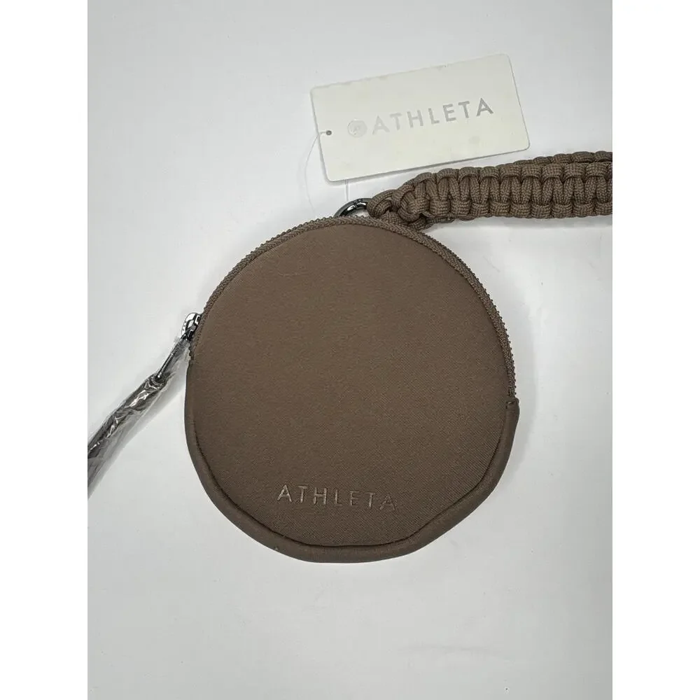 Athleta Revive Circle Wallet Brown